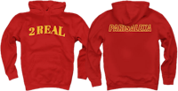 2 real hoodie - red